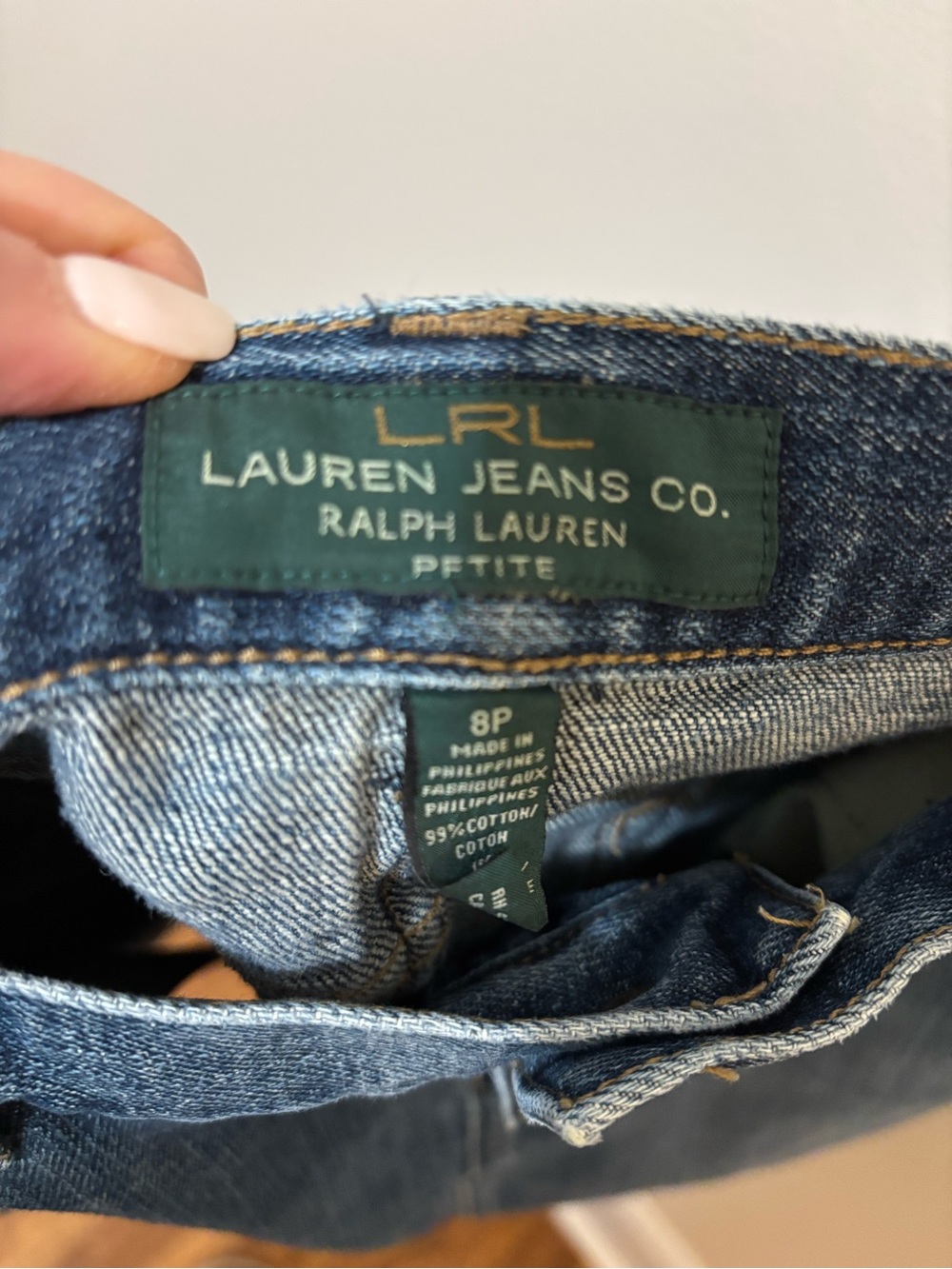 Ralph Lauren Blue Denim Pencil Skirt - Picture 6 of 6